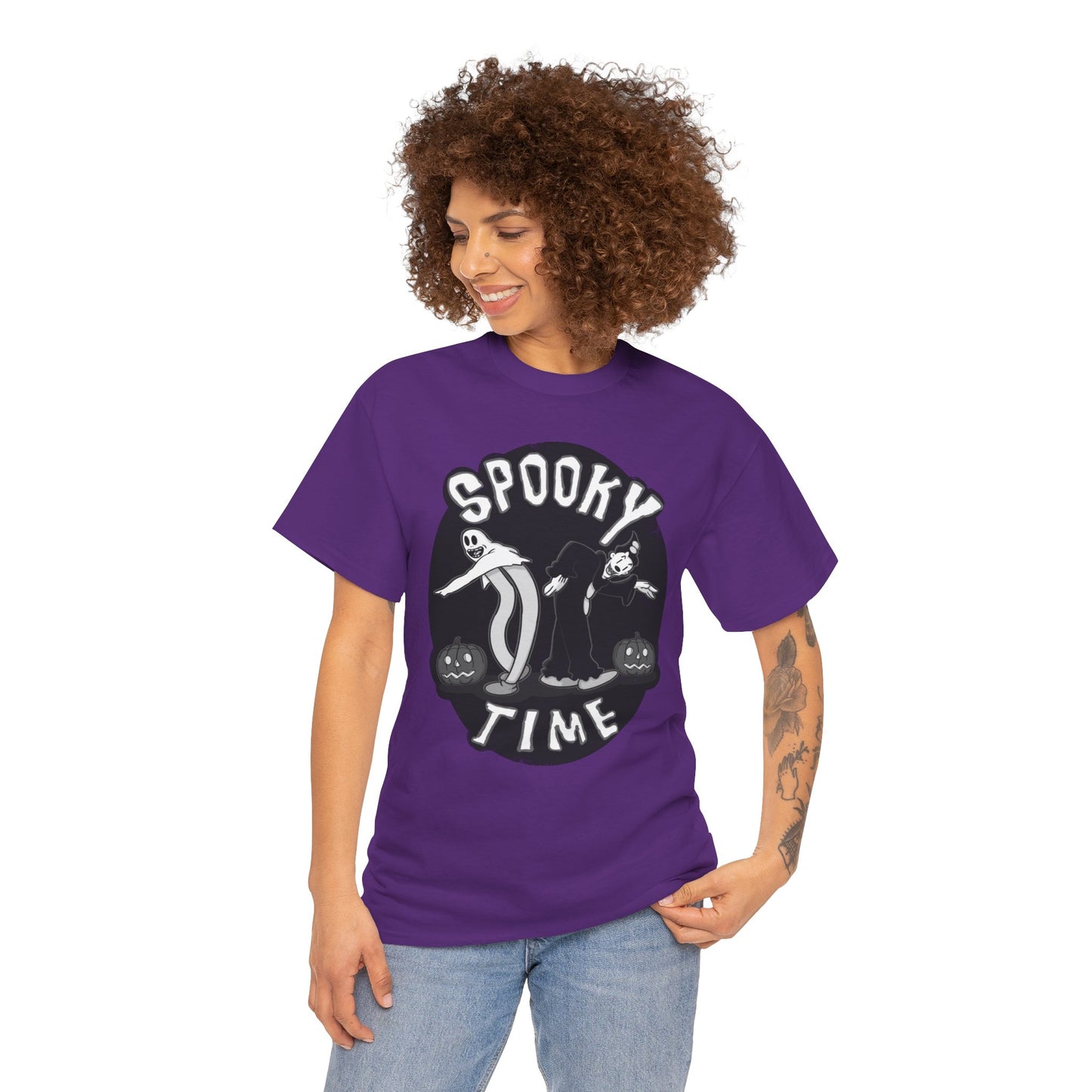 Spooky Time Unisex Heavy Cotton Tee