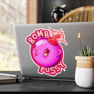 Bomb Pussy Kiss-Cut Vinyl Decal