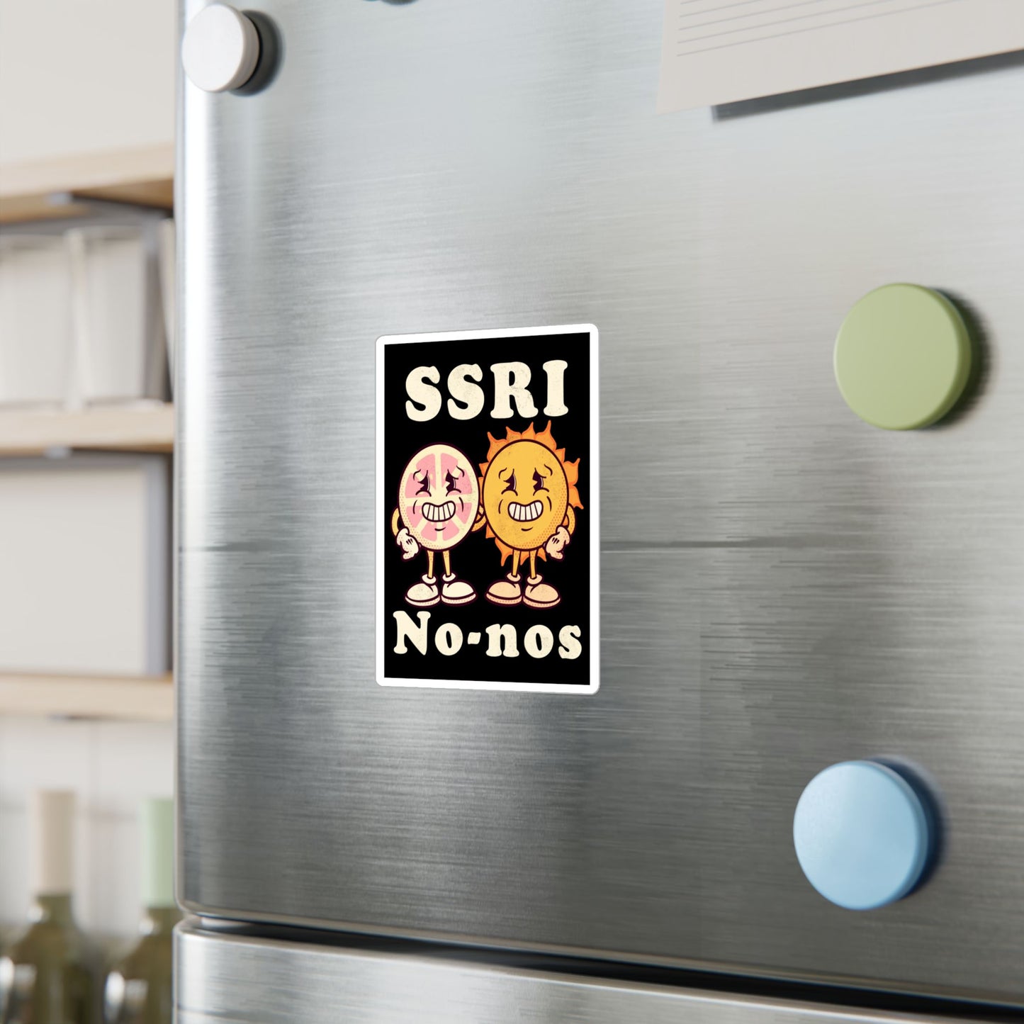 SSRI No-nos Cats Kiss-Cut Vinyl Decal