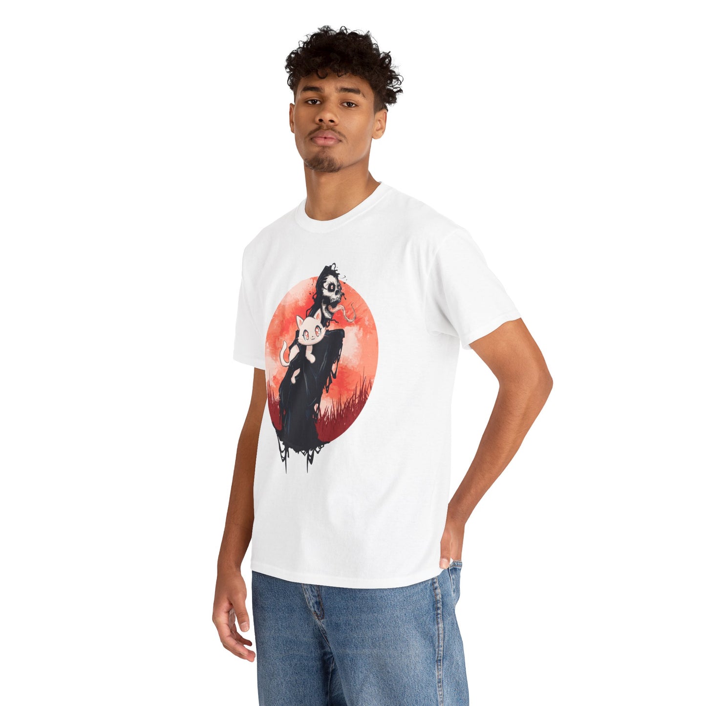 Cat Person Unisex Heavy Cotton Tee