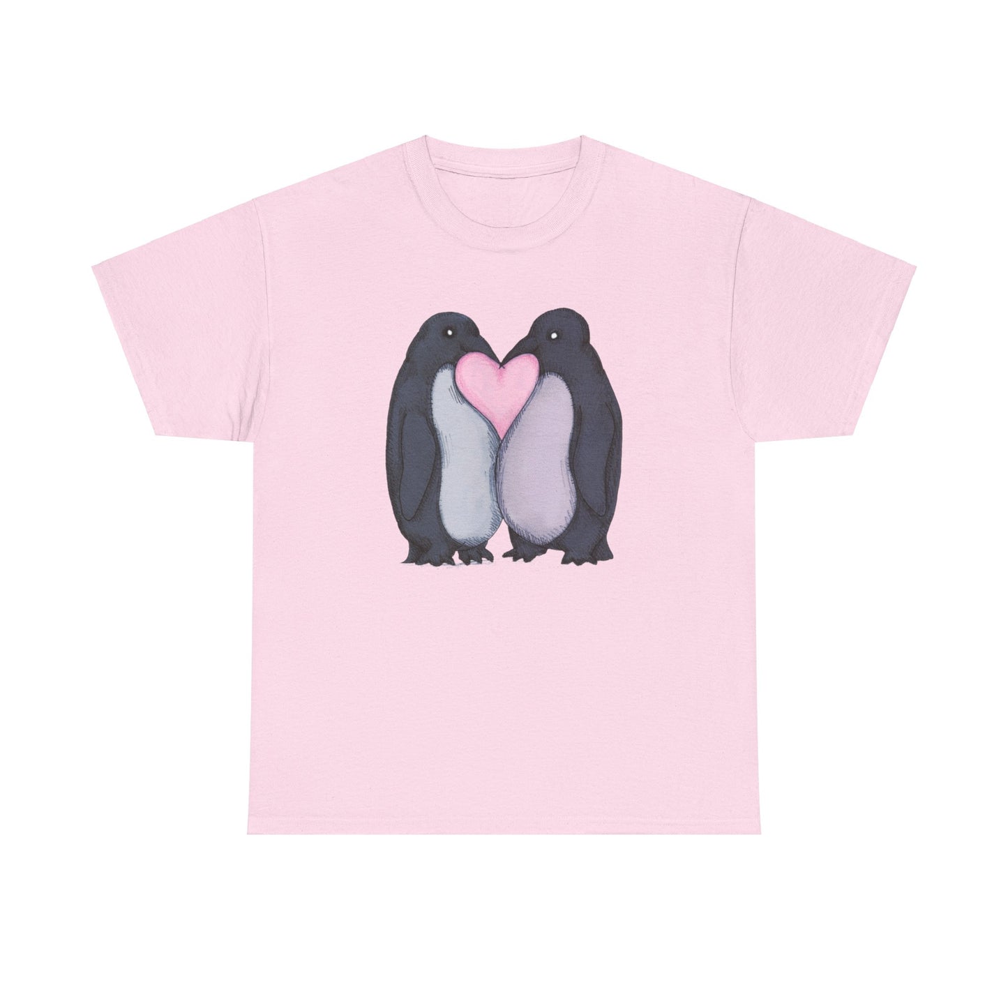 Penguin Kiss Unisex Heavy Cotton Tee