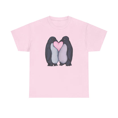 Penguin Kiss Unisex Heavy Cotton Tee