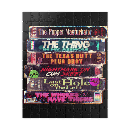 Adult Horror VHS Puzzle (110, 252, 500, 1014-piece)