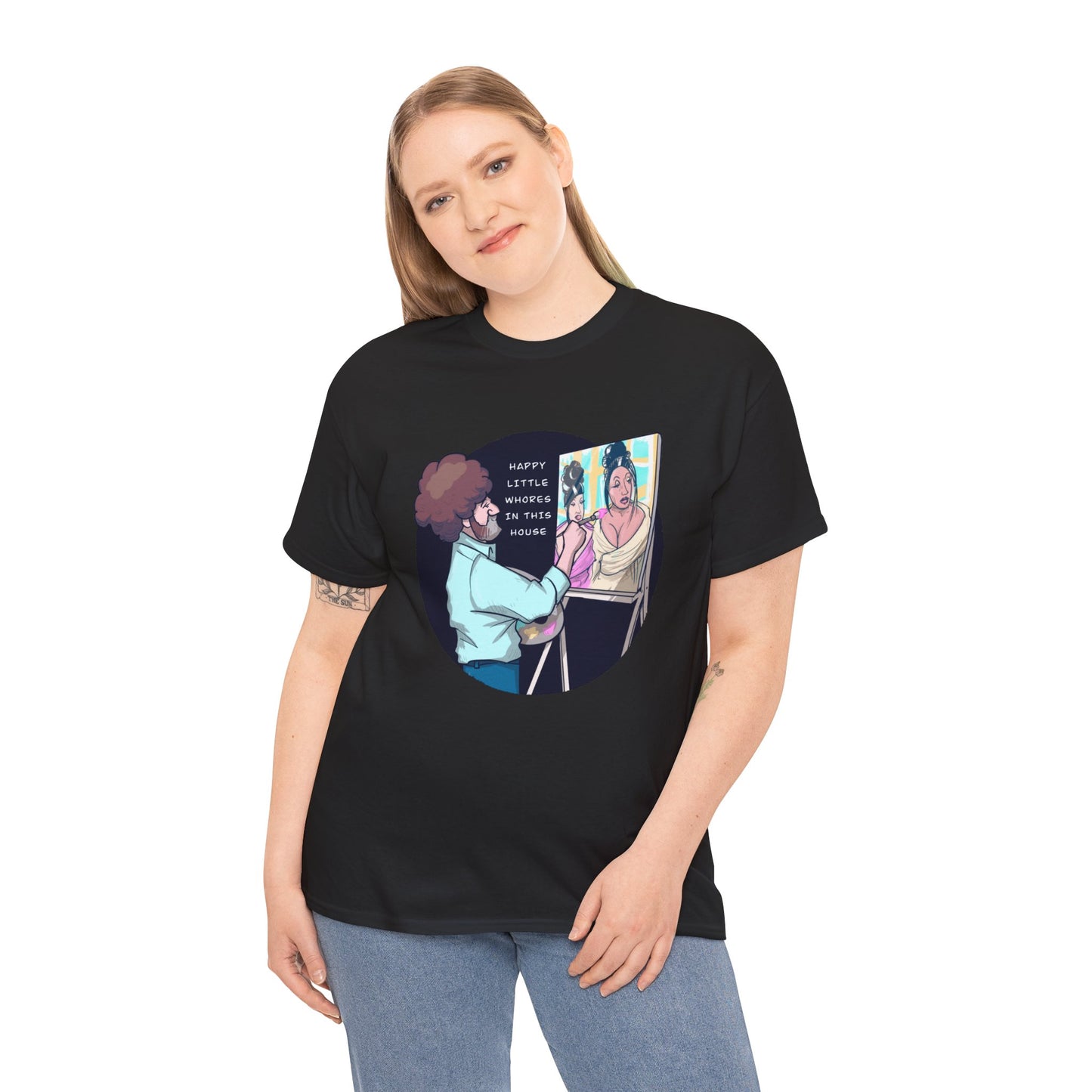Wet Ass Paint Unisex Heavy Cotton Patreon Tee