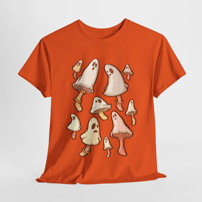 Spooky Mushrooms Unisex Heavy Cotton Tee