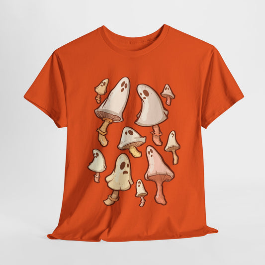 Spooky Mushrooms Unisex Heavy Cotton Tee