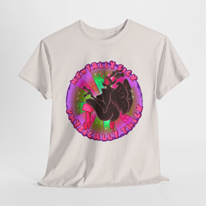Mentally Sick Physically Thick Unisex Heavy Cotton Tee