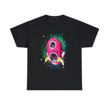 Cats In Space Unisex Heavy Cotton Tee