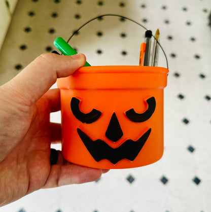 Boo Bucket Storage Fridge Magnet 3D Print