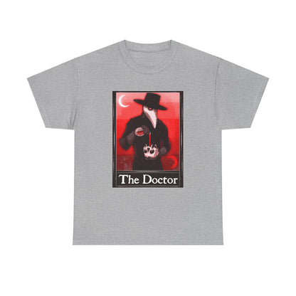 The Doctor Tarot (Front & Back Print) Unisex Heavy Cotton Tee