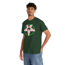 Christmas Tree Pentagram Cake Unisex Heavy Cotton Tee