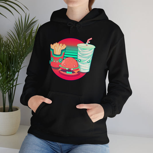 Spooky Fast Food Unisex Heavy Blend Hooded Sweatshirt