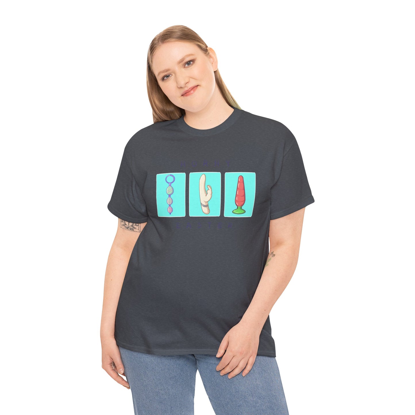 Horny Easter Unisex Heavy Cotton Tee