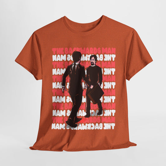 The Backwards Man Unisex Heavy Cotton Tee