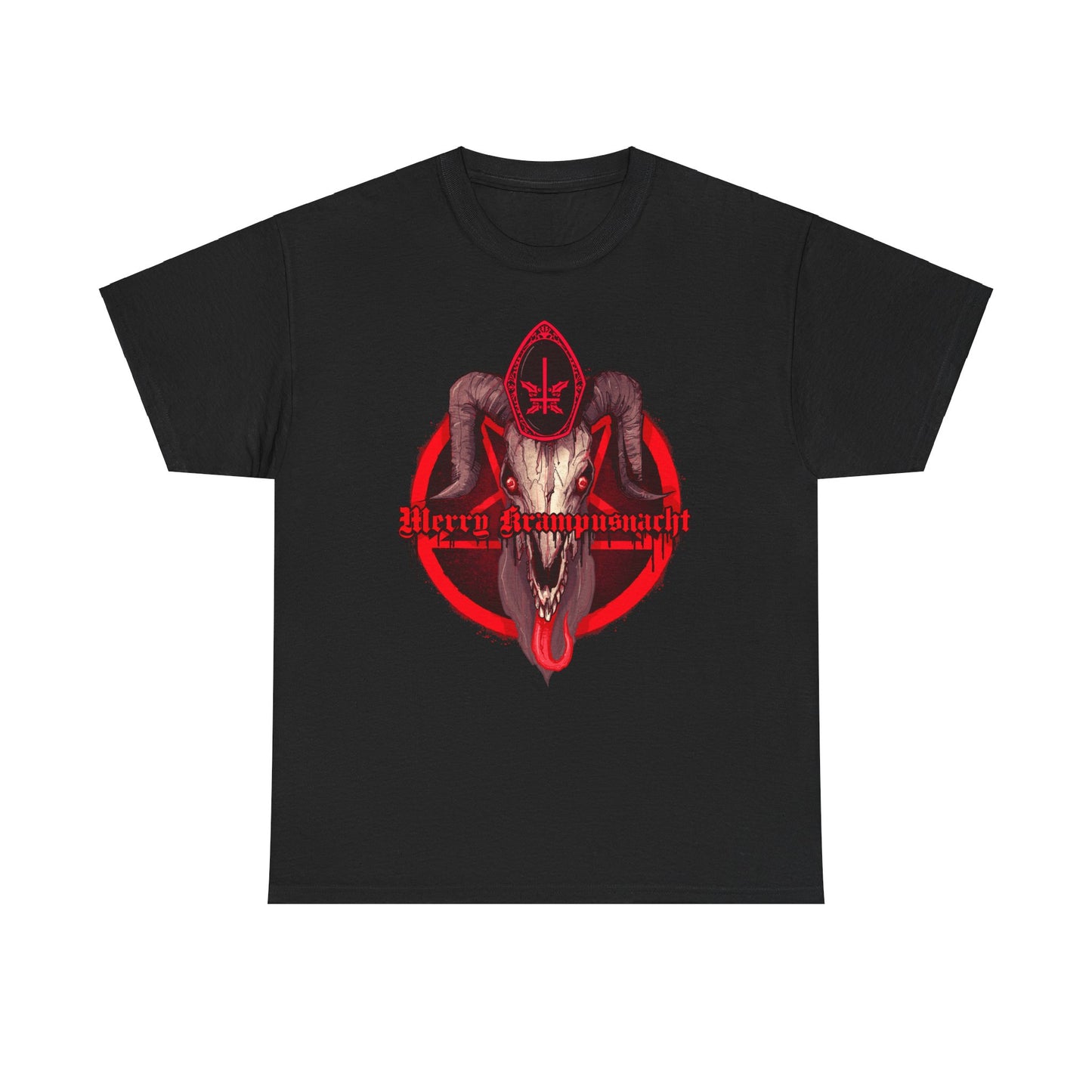 Merry Krampusnacht Unisex Heavy Cotton Tee