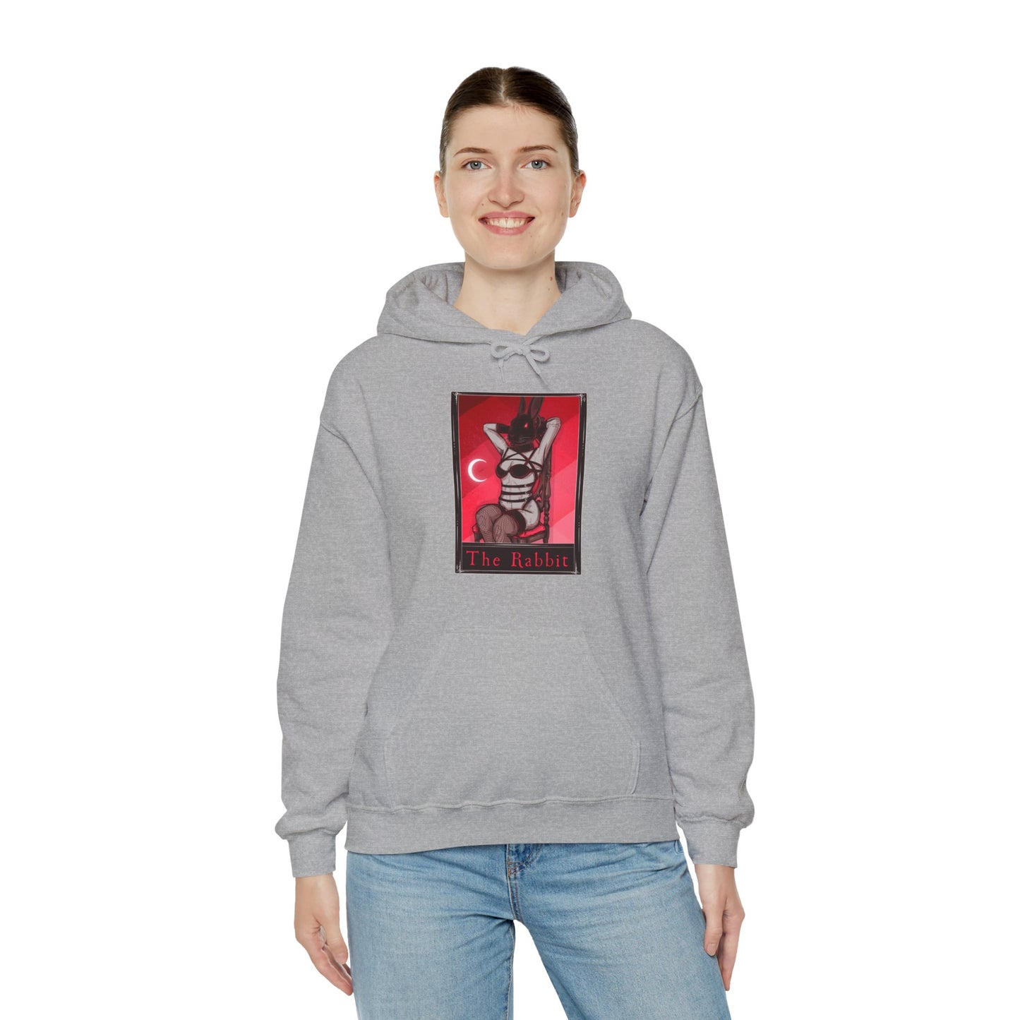 The Rabbit Tarot Unisex Heavy Blend Hooded Sweatshirt