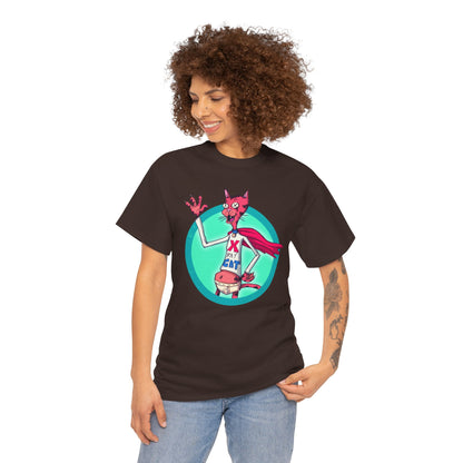 X-Ray Cat Unisex Heavy Cotton Tee