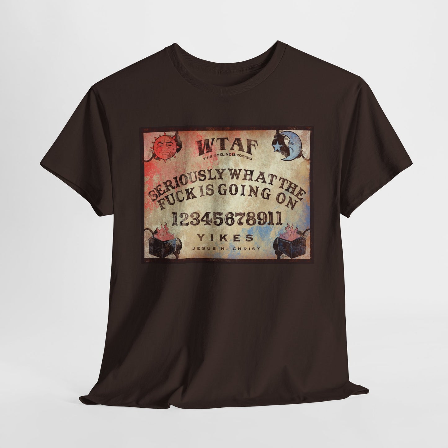 WTF Spirit Board Unisex Heavy Cotton Tee
