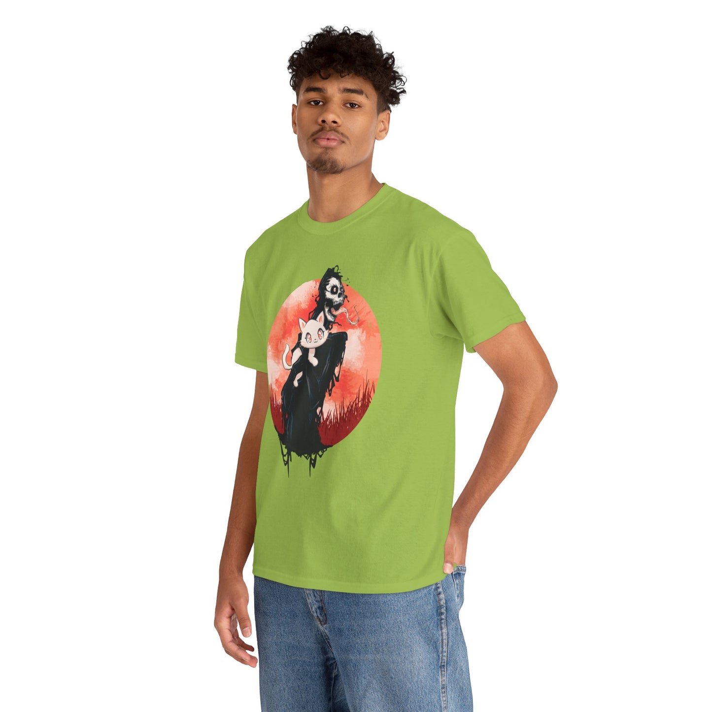Cat Person Unisex Heavy Cotton Tee