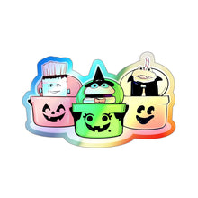 Spooky Fast Food Holographic Die-cut Stickers