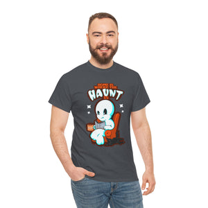 Home Is Where The Haunt Is Unisex Heavy Cotton Tee