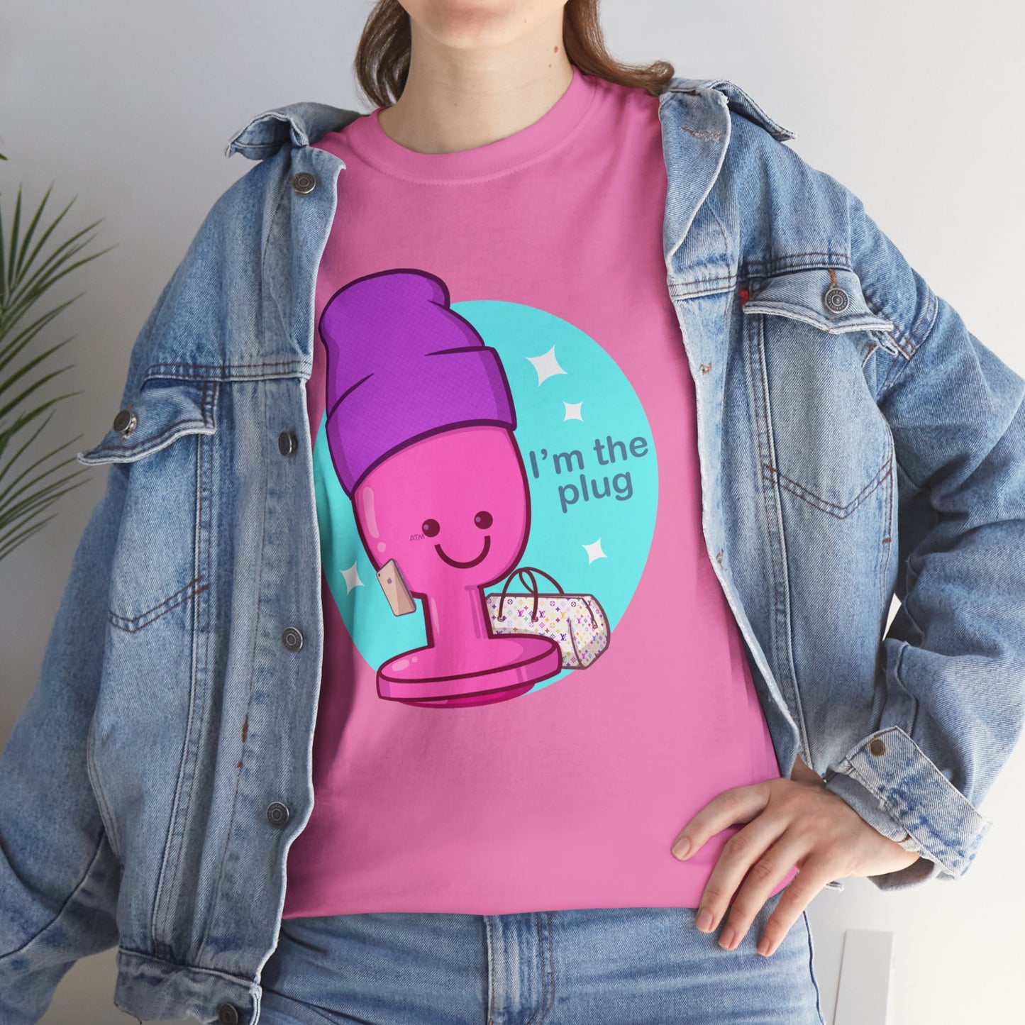 I'm The Plug Unisex Heavy Cotton Tee