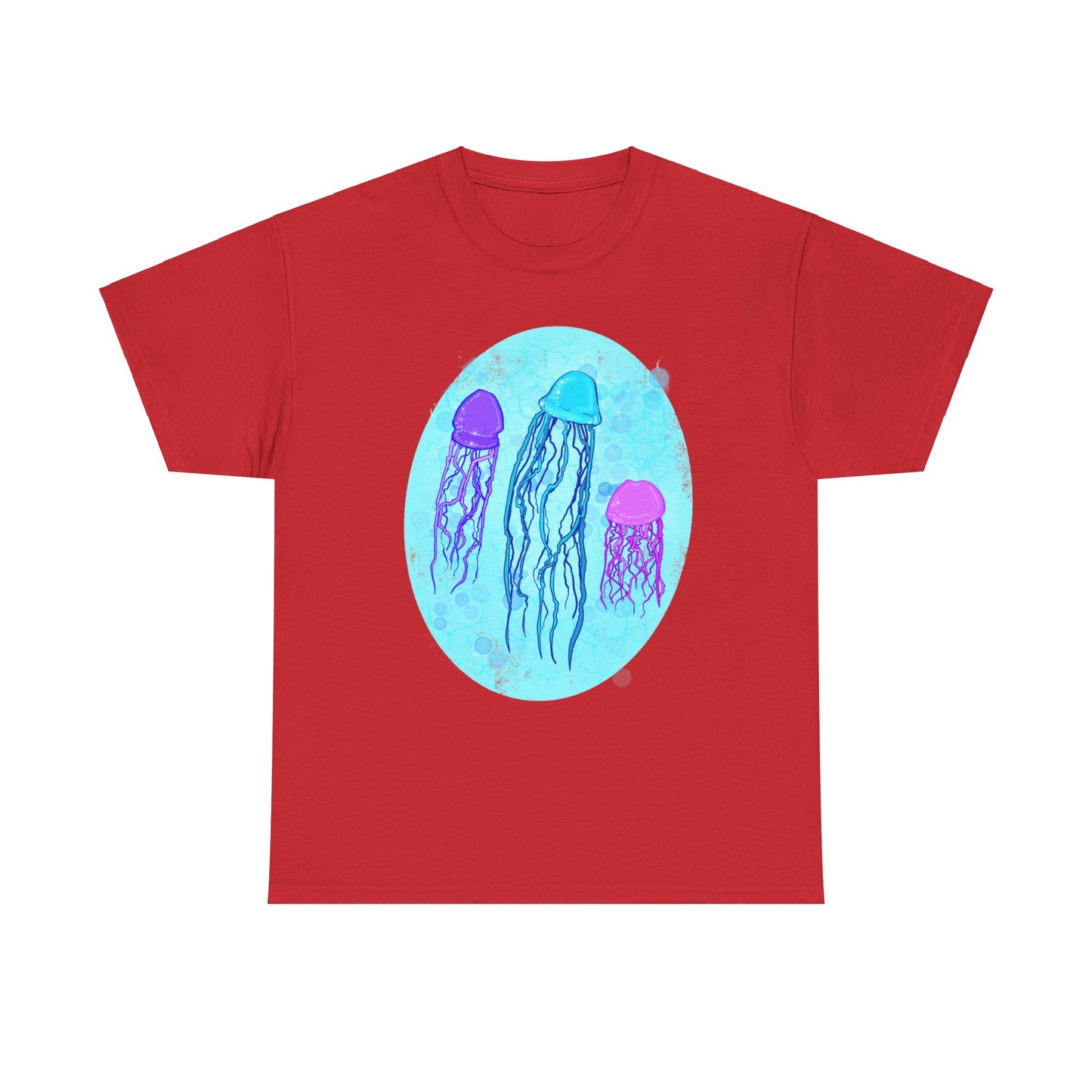 Jellyfish Varieties Unisex Heavy Cotton Tee