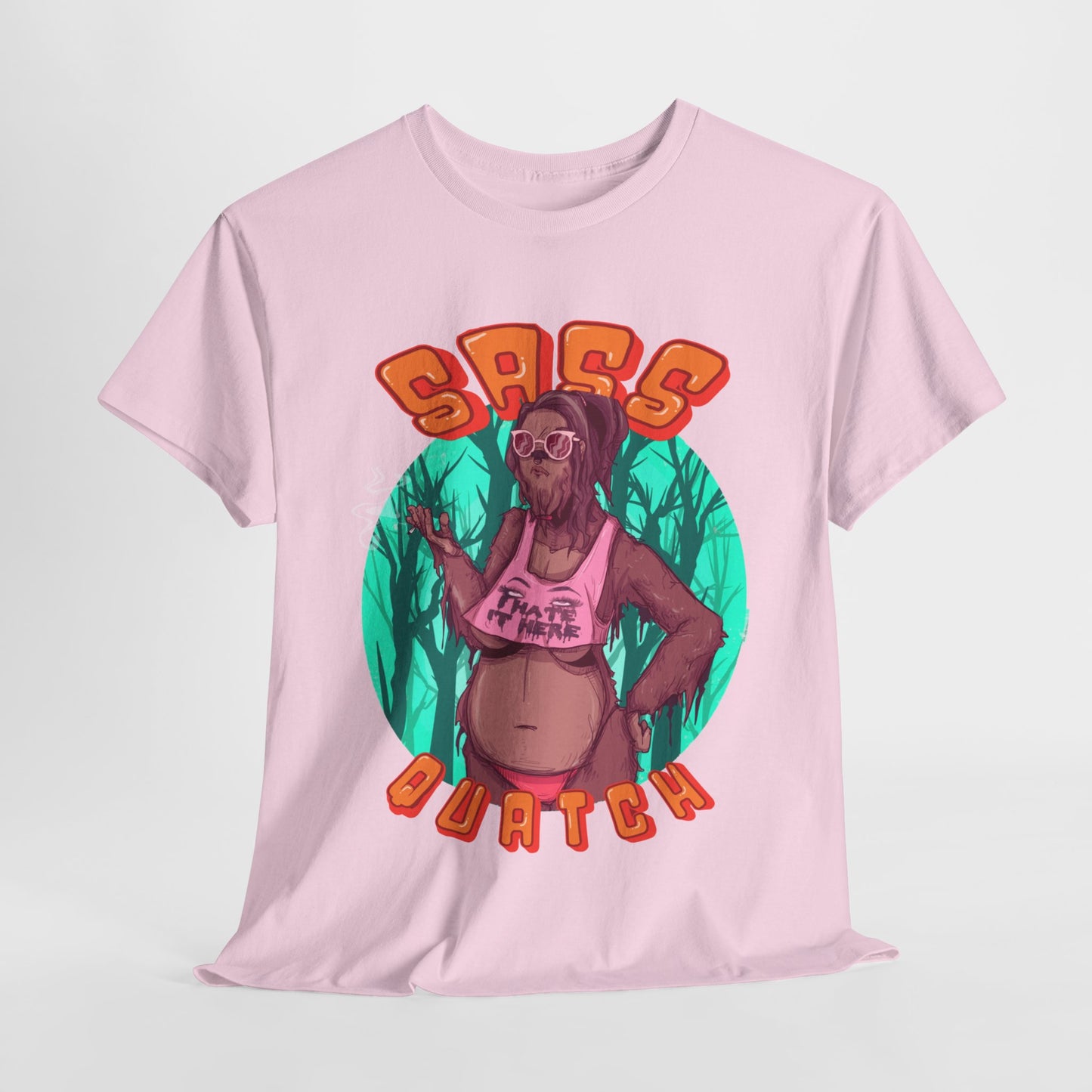 Sass Quatch Unisex Heavy Cotton Tee