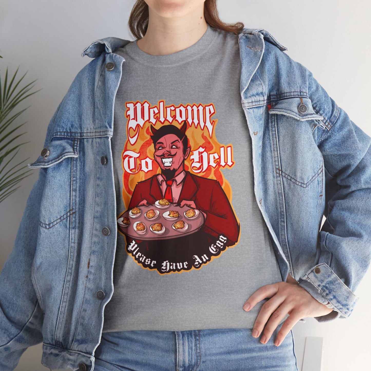 Deviled Eggs Unisex Heavy Cotton Tee