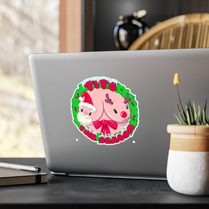 Tits The Season Kiss-Cut Vinyl Decal