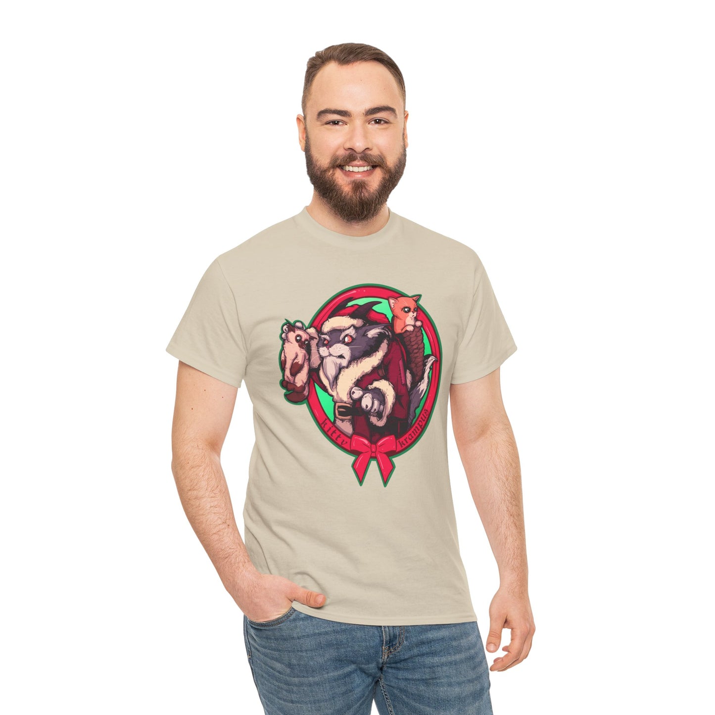 Kitty Krampus Unisex Heavy Cotton Tee
