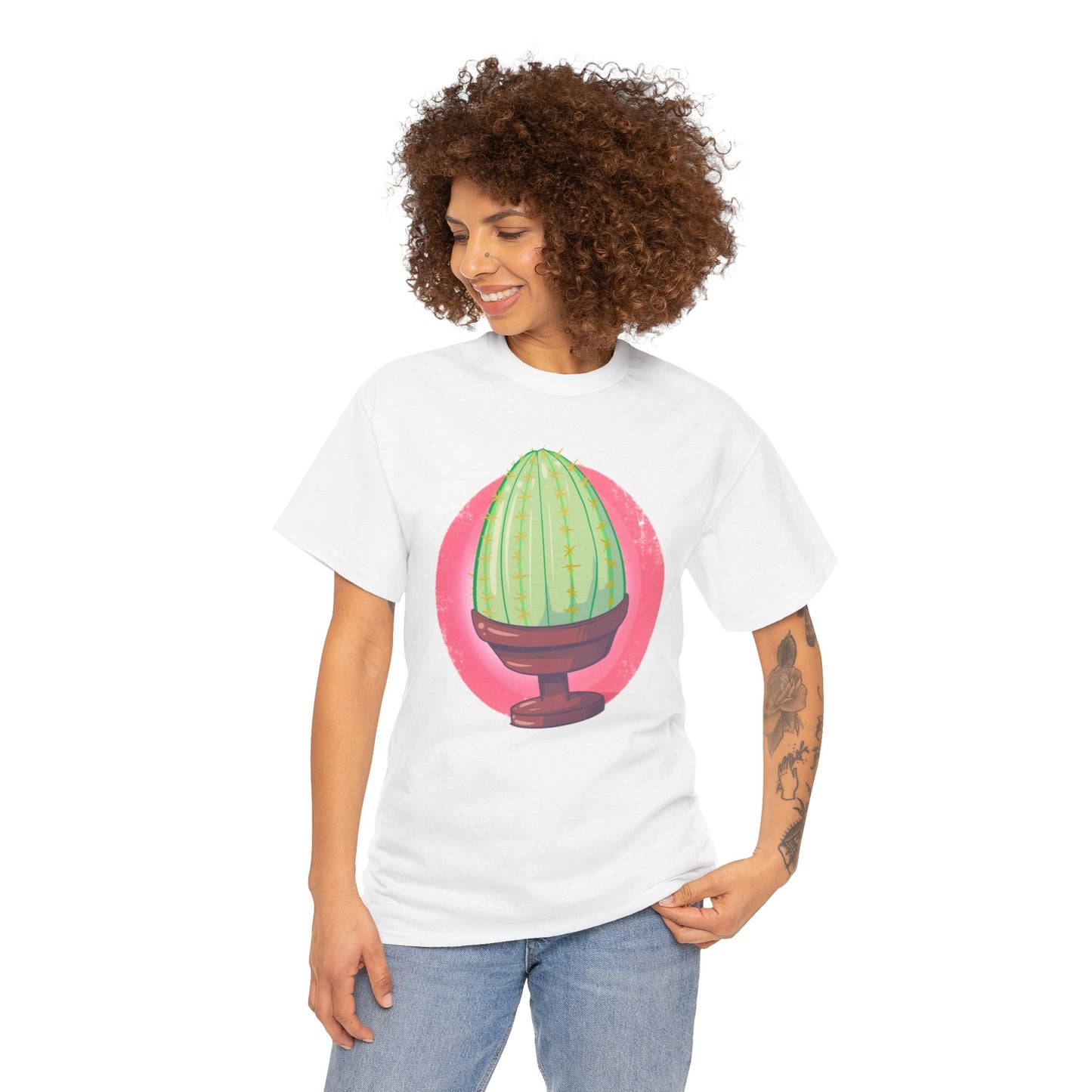 Cactus Plug Unisex Heavy Cotton Tee