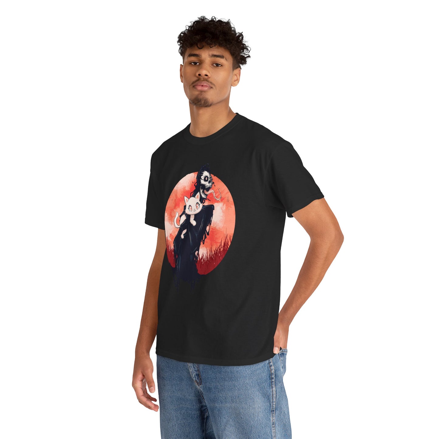 Cat Person Unisex Heavy Cotton Tee