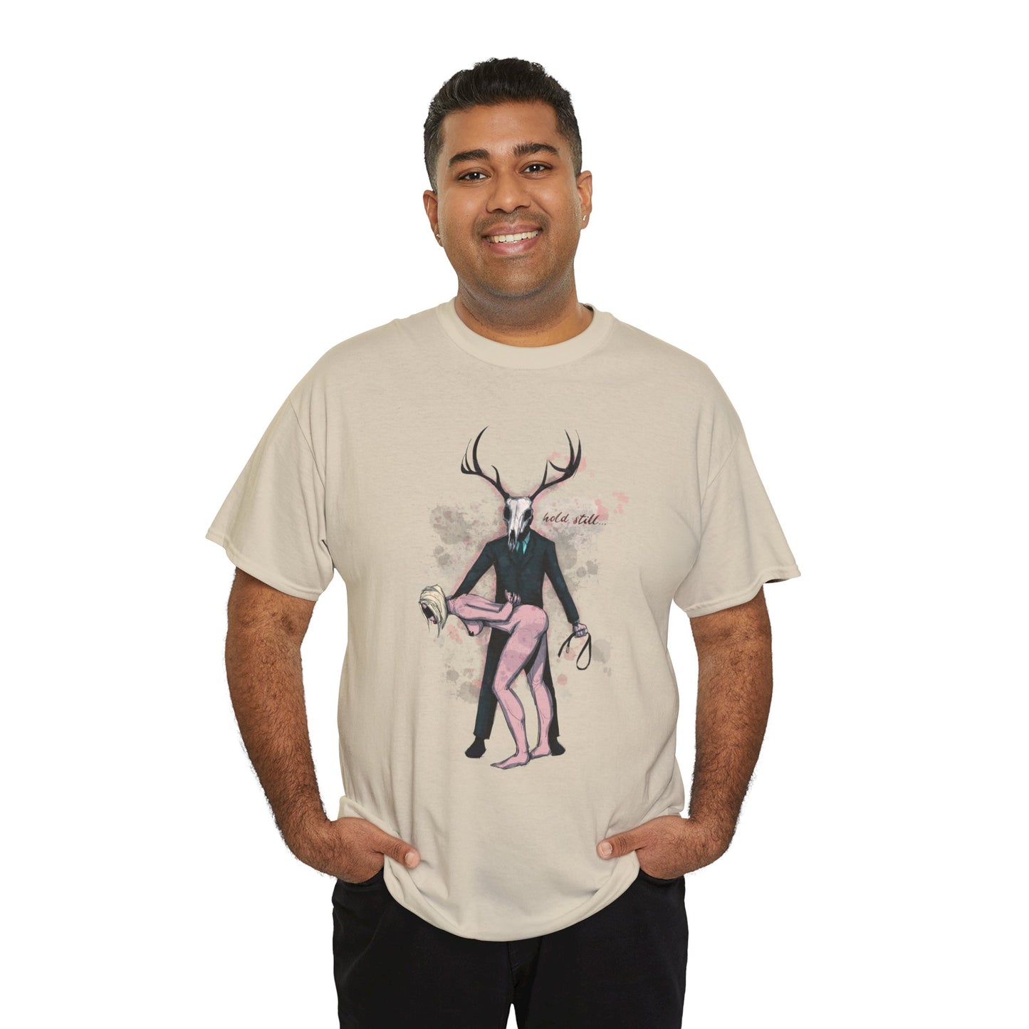 Deer Daddy Series 3: Hold Still Unisex Heavy Cotton Tee