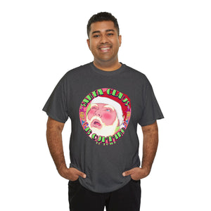 Santa Is Cumming Unisex Heavy Cotton Tee