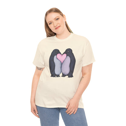 Penguin Kiss Unisex Heavy Cotton Tee