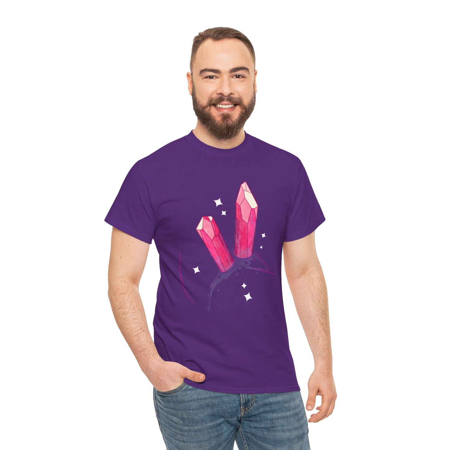 Double Meditation Unisex Heavy Cotton Tee