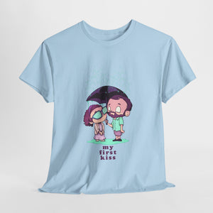 My First Kiss Unisex Heavy Cotton Tee