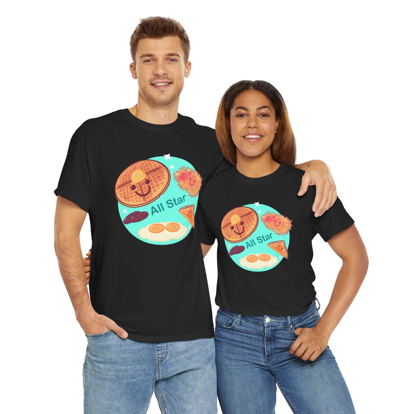 All Star Breakfast Unisex Heavy Cotton Tee
