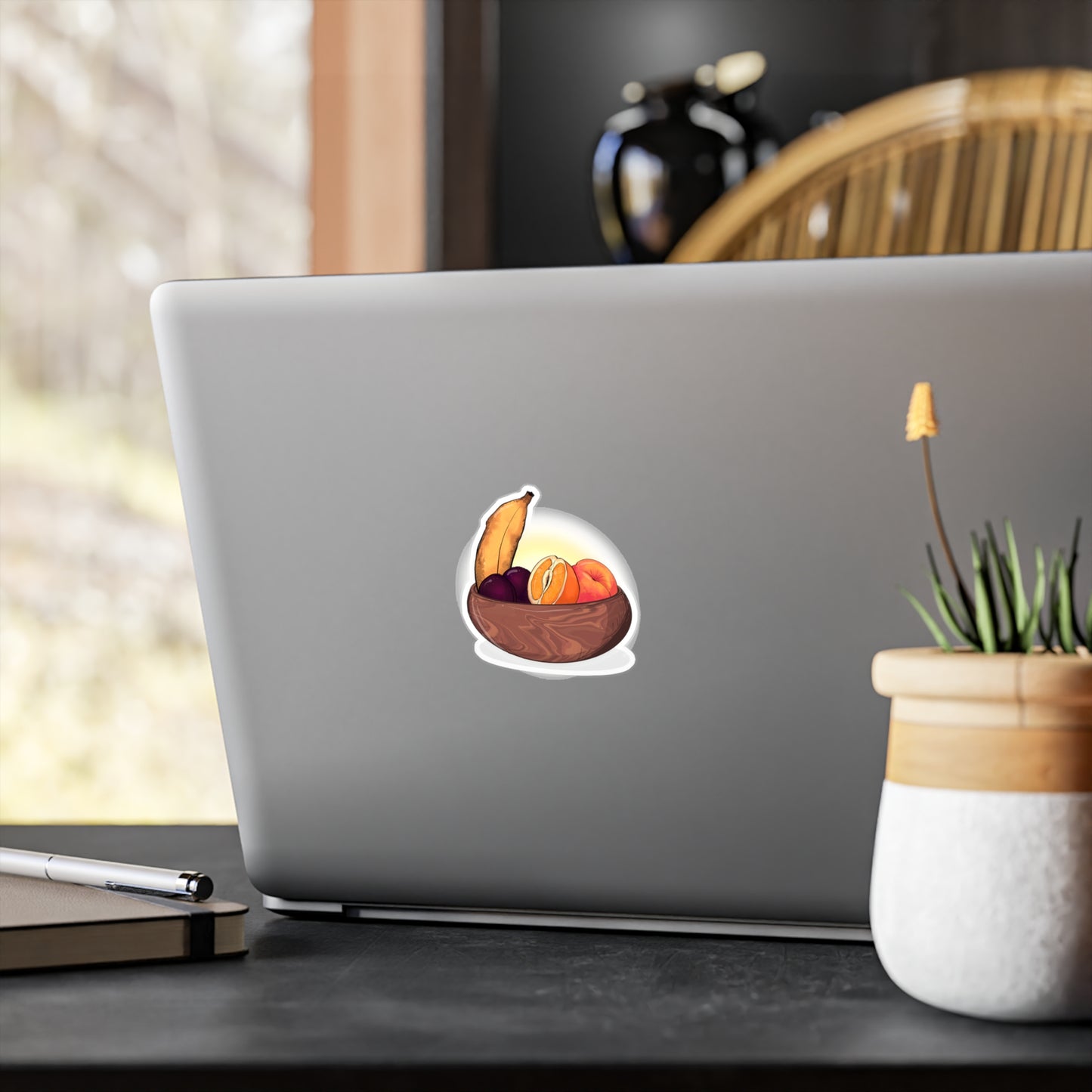 Adult Fruit Basket Kiss-Cut Vinyl Decal