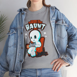 Home Is Where The Haunt Is Unisex Heavy Cotton Tee