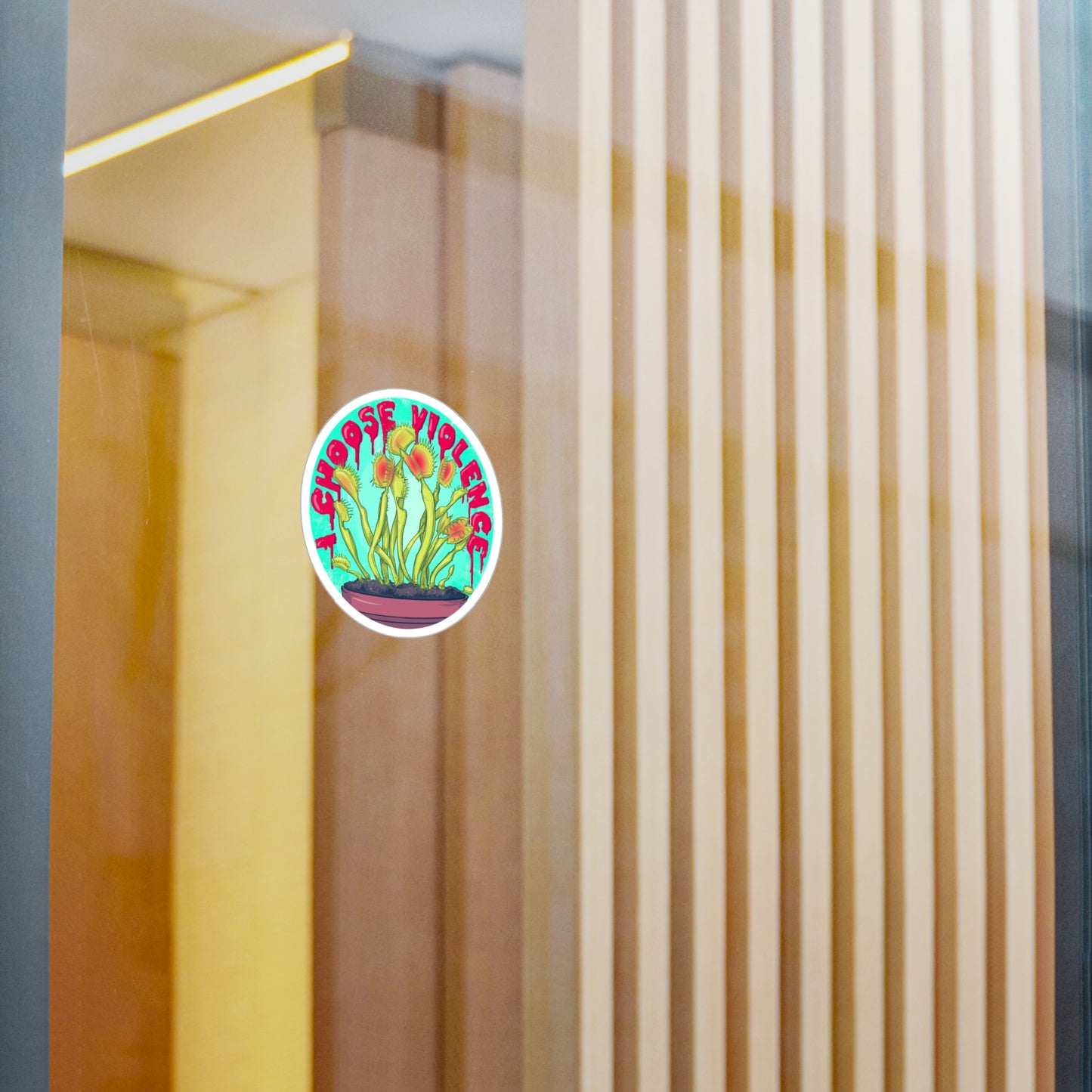 Venus Fly Trap Kiss-Cut Vinyl Decal