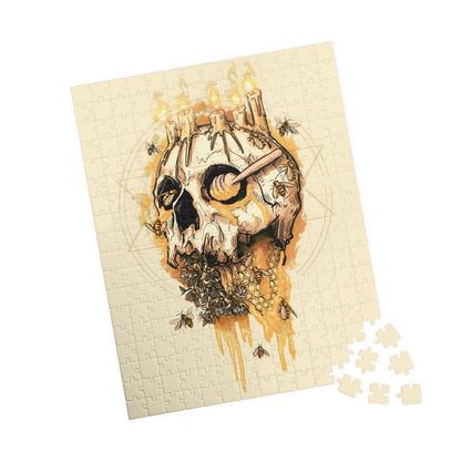 Elemental Skull Honeycore Puzzle (110, 252, 500, 1014-piece)