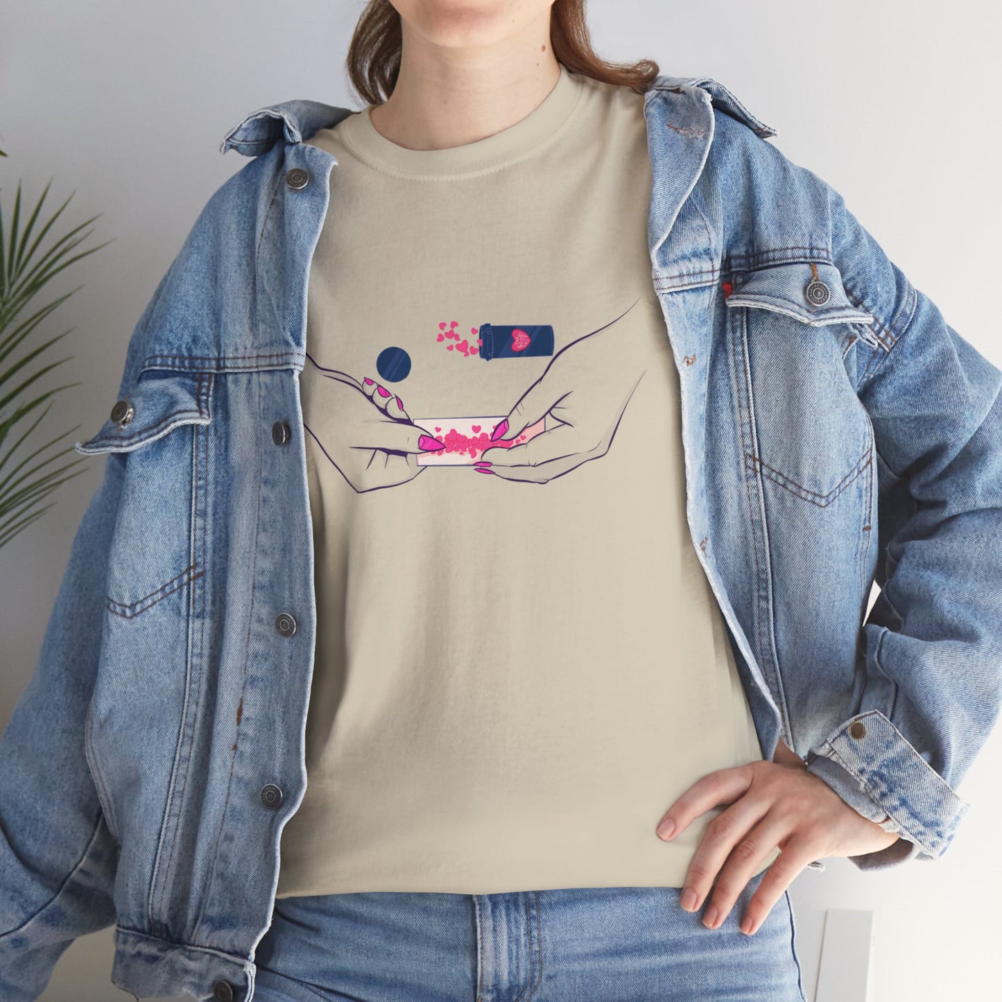Love Addict II Unisex Heavy Cotton Tee