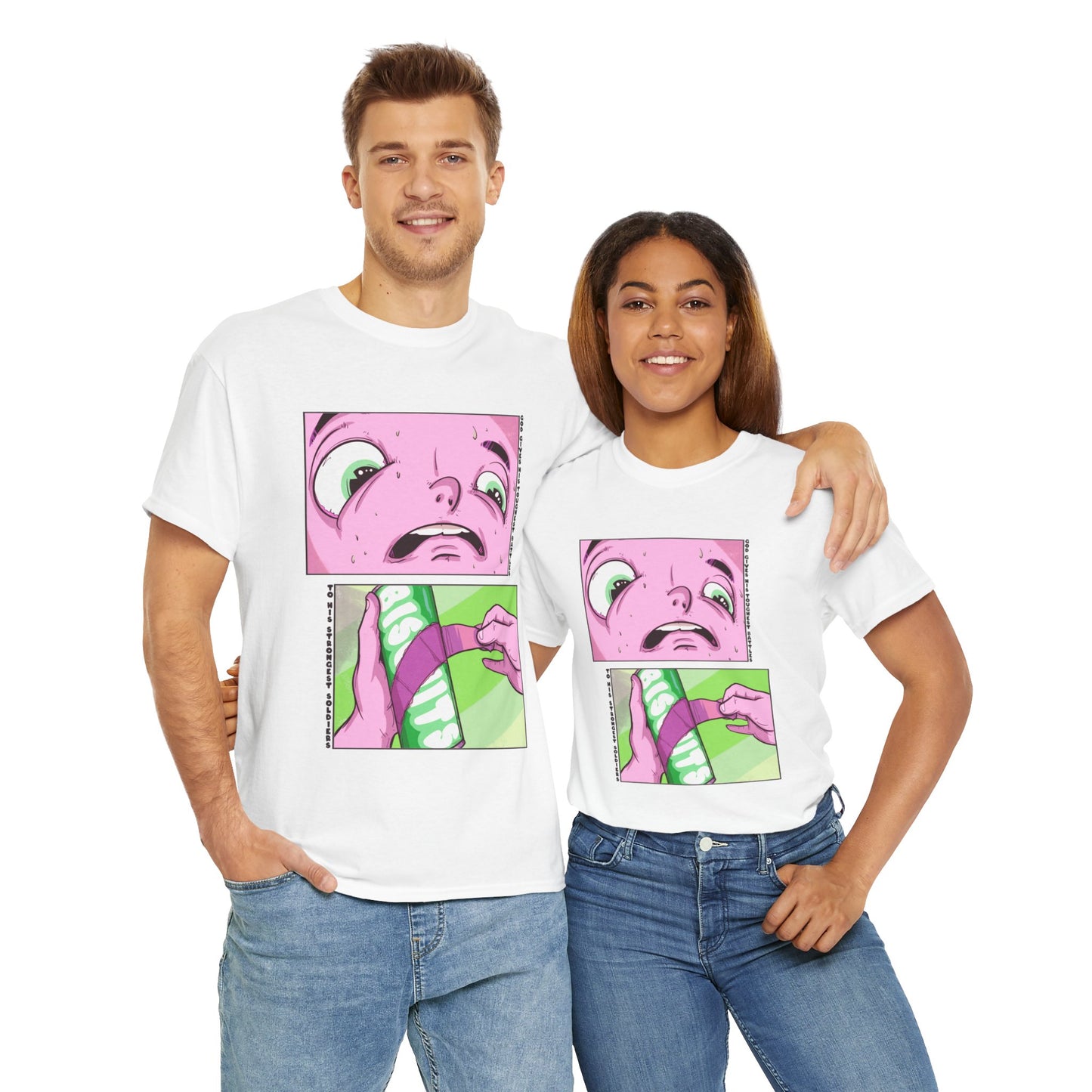 Biscuit Battle Unisex Heavy Cotton Tee