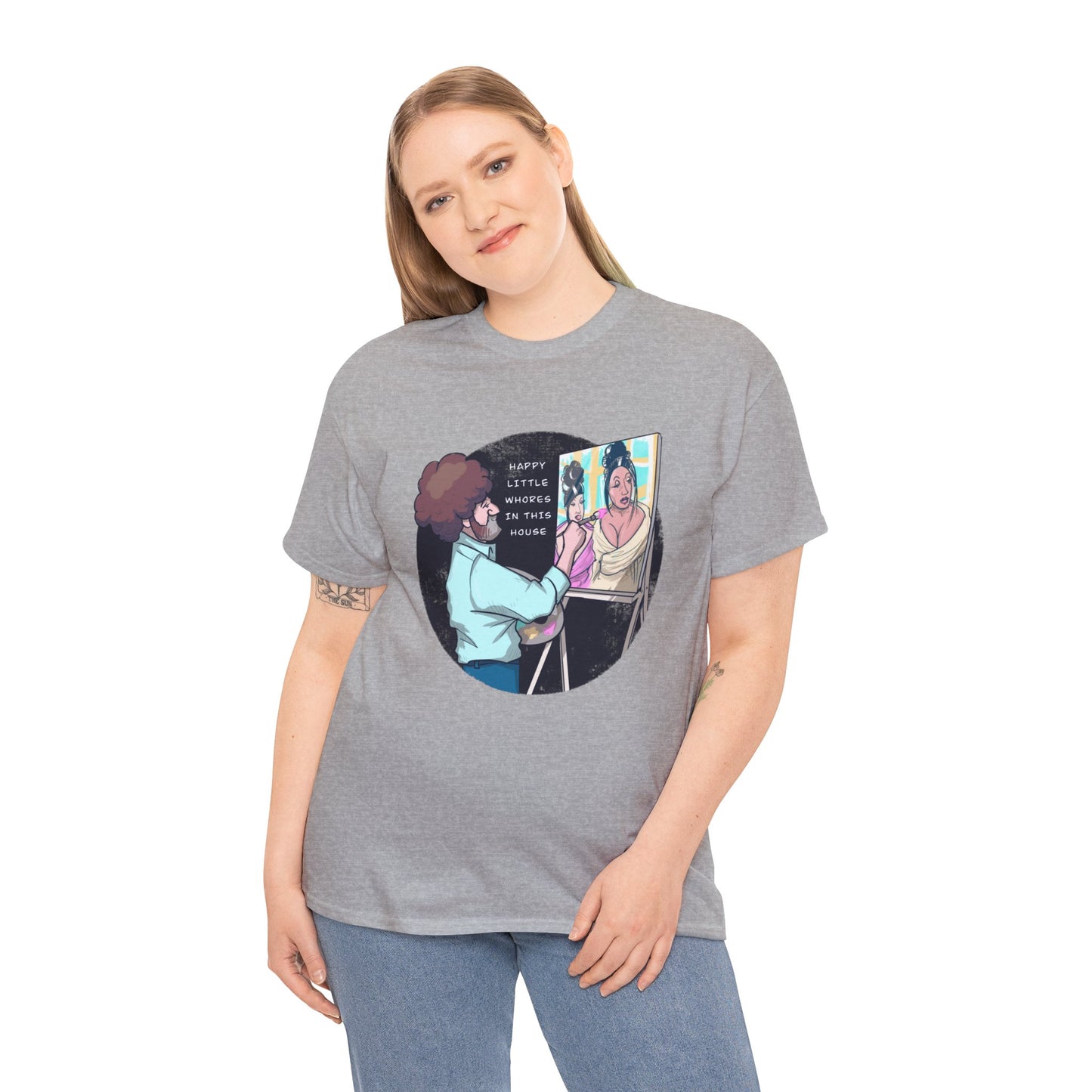 Wet Ass Paint Unisex Heavy Cotton Patreon Tee