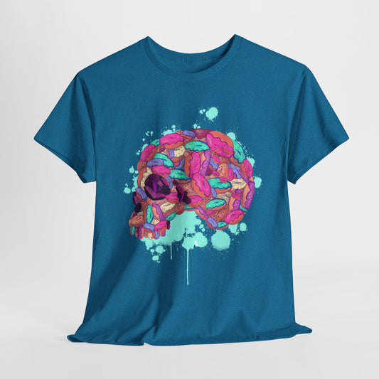 Donut Skull Unisex Heavy Cotton Tee