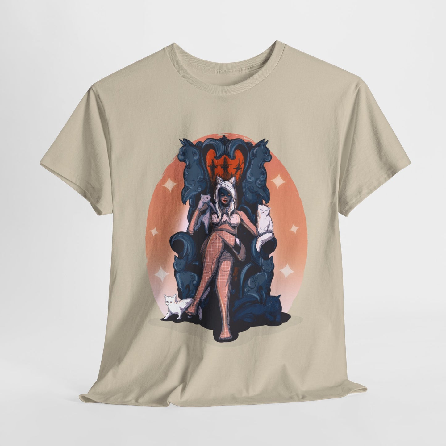 Kitty Queen Unisex Heavy Cotton Tee