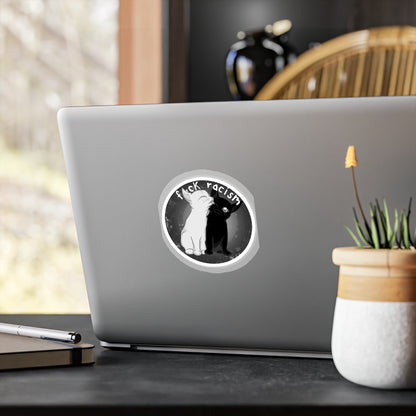Fuck Racism Kiss-Cut Vinyl Decal