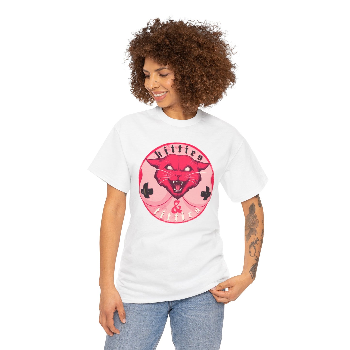 Kitties & Titties Unisex Heavy Cotton Tee